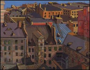 Rooftops, Quebec City by Sir Frederick Grant Banting