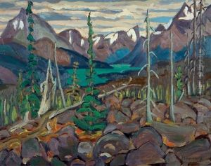 Maligne Lake - Canadian Rockies by Sir Frederick Grant Banting