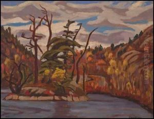 French River, New Brunswick by Sir Frederick Grant Banting