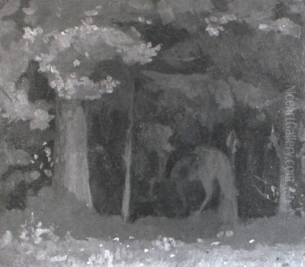 Waldreiter (study) - view 1