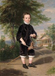 Boy With A Horse by Miklos Barabas