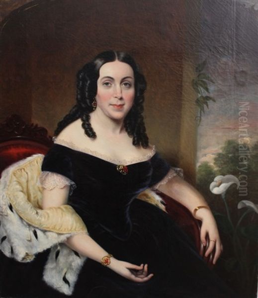 Portrait Of The Sister Of Lajos Kossuth - view 1