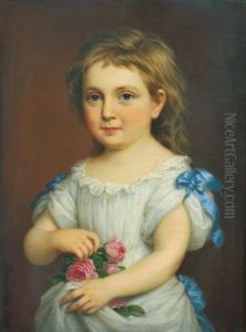 Portrait Of Flora Szegedy-maszak by Miklos Barabas