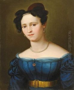 Lady With Pearl Necklace