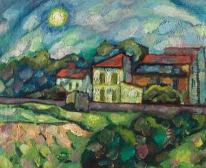 Landscape With Red Roofs