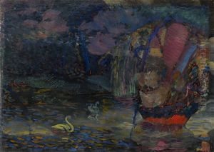 Fairy Lake by Vladimir Davidovich Baranoff-Rossine