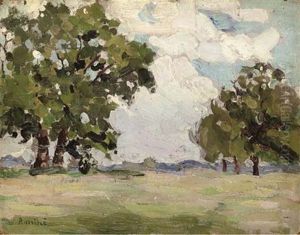 Landscape With Trees by Vladimir Davidovich Baranoff-Rossine