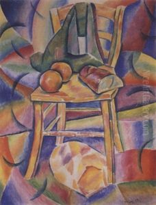 Still Life With Chair by Vladimir Davidovich Baranoff-Rossine
