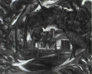 La Maison Au Toit De Tuiles by Vladimir Davidovich Baranoff-Rossine