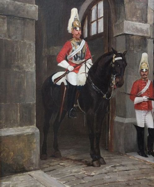 Life Guards Of The Household Cavalry At Horse Guards - view 1