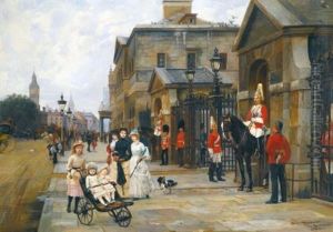 Horse Guards, Whitehall by Filippo Baratti