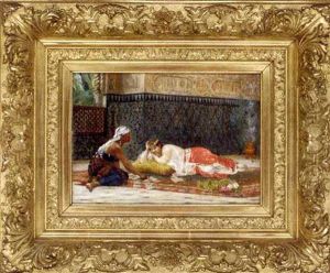 The Three Of Hearts by Filippo Baratti