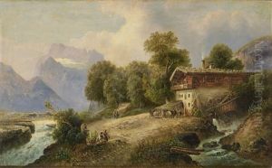Bei Berchtesgaden (near Berchtesgaden) by Emil Barbarini