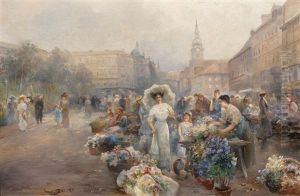 Flower Market In Vienna (rochusmarkt?)
