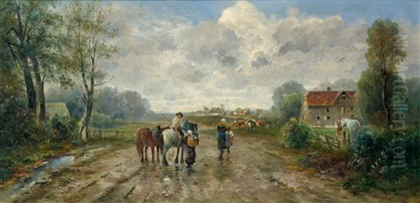 Dorf Im Vorfruhling - view 1