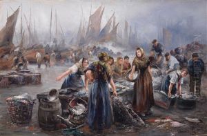 At The Fish Market by Emil Barbarini