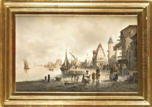 Der Hafen Von Scheveningen In Holland
