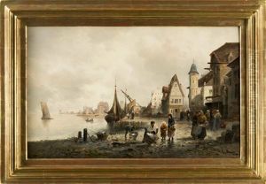 Der Hafen Von Scheveningen In Holland