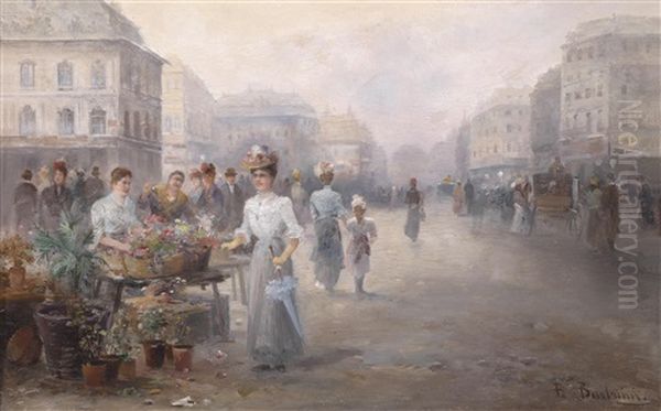 Blumenmarkt In Brussel - view 1
