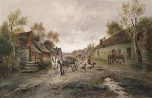 Heimkehr Der Bauern by Emil Barbarini