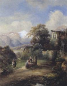 Aus Dem Salzkammergut by Emil Barbarini