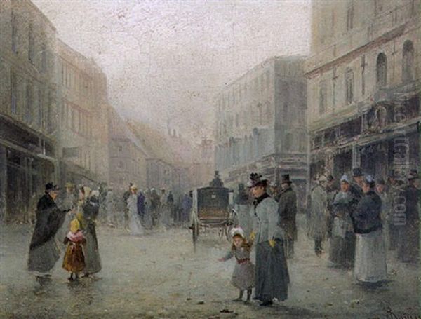 Belebter Wiener Boulevard - view 1
