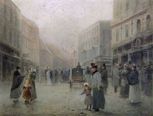 Belebter Wiener Boulevard