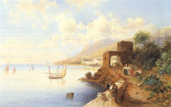 Italienische Kustenlandschaft - view 1