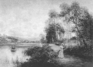 On The Tow Path by Emil Barbarini