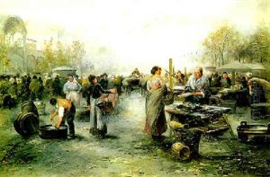 Am Fischmarkt by Emil Barbarini