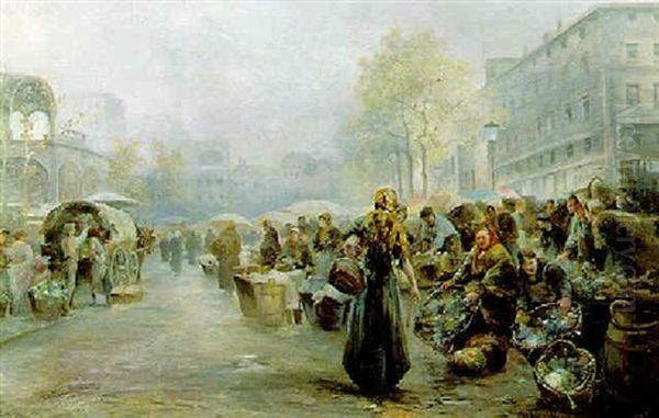 Gemusemarkt In Der Grosstadt - view 1