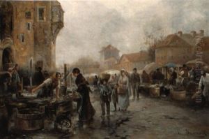 Der Fischmarkt by Emil Barbarini