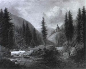 Bei Kirchberg Am Wechsel by Emil Barbarini