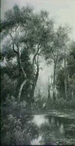 Reisigsammler Im Hochwald by Emil Barbarini
