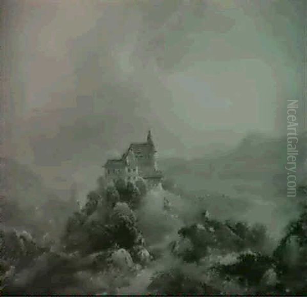Schloss In Gebirgiger Landschaft - view 1