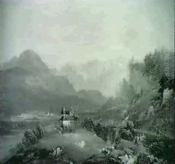 Schloss In Gebirgiger Landschaft - view 1