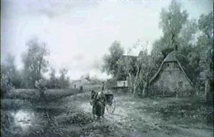 Am Dorfeingang - Motiv Aus Flandern