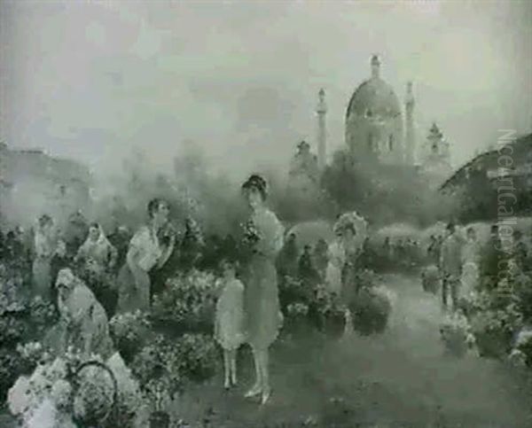 A Flower Market - view 1