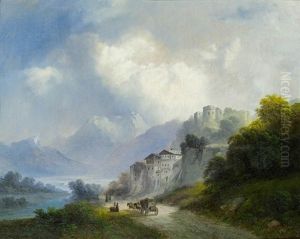 Stadt Im Gebirge