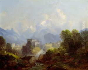 Blick Auf Bad Gastein by Franz Barbarini
