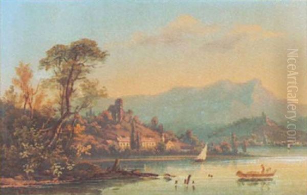 Abendliche Donaulandschaft Bei Durnstein In Der Wachau - view 1
