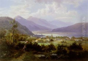 Bjerglandskab Fra Tegernsee (?) Bjerglandskab Fra Tegernsee (?)