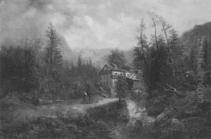 Gebirgsmuhle by Franz Barbarini