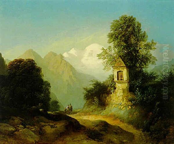 Gebirgsweg Mit Marterl - view 1