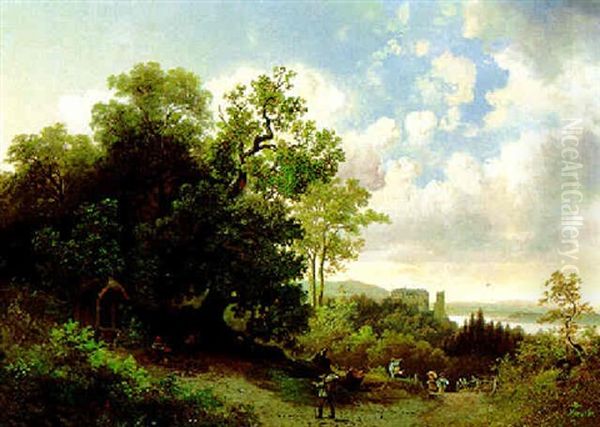 Blick Auf Schlos Weiteneck, Im Hintergrund Melk - view 1