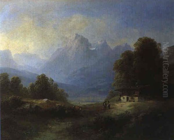 Bergbauernhof In Den Alpen - view 1