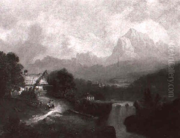 Flusstal Im Gebirge - view 1