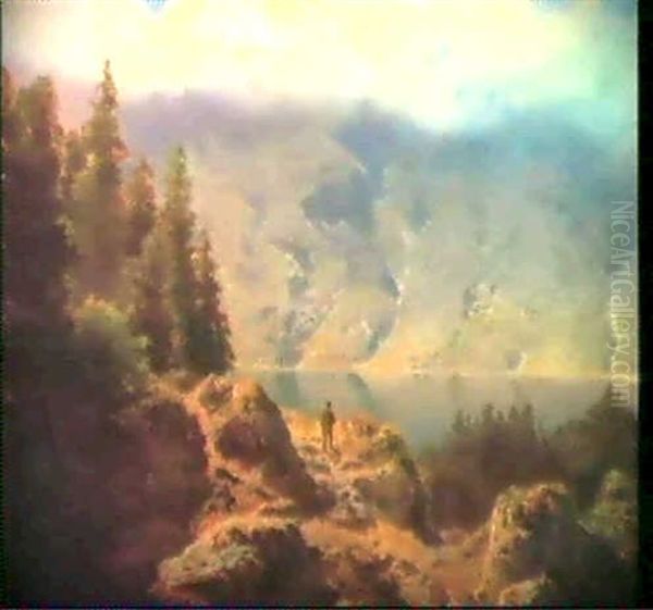 Morgenstimmung Am Gebirgssee - view 1