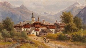 Village In Pinzgau, Salzburg