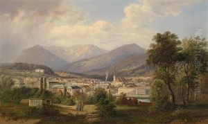 Blick Auf Bad Ischl
